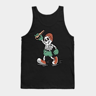 Beer and skull Tank Top